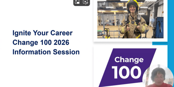 Screenshot of info session from YouTube channel