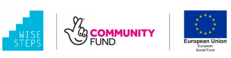 Wise Steps | Community Fund | European Social Fund logos