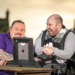 Resident at Godfrey Robinson House